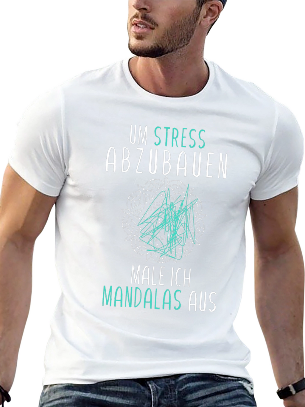 Stress Relief Mandala T-Shirt