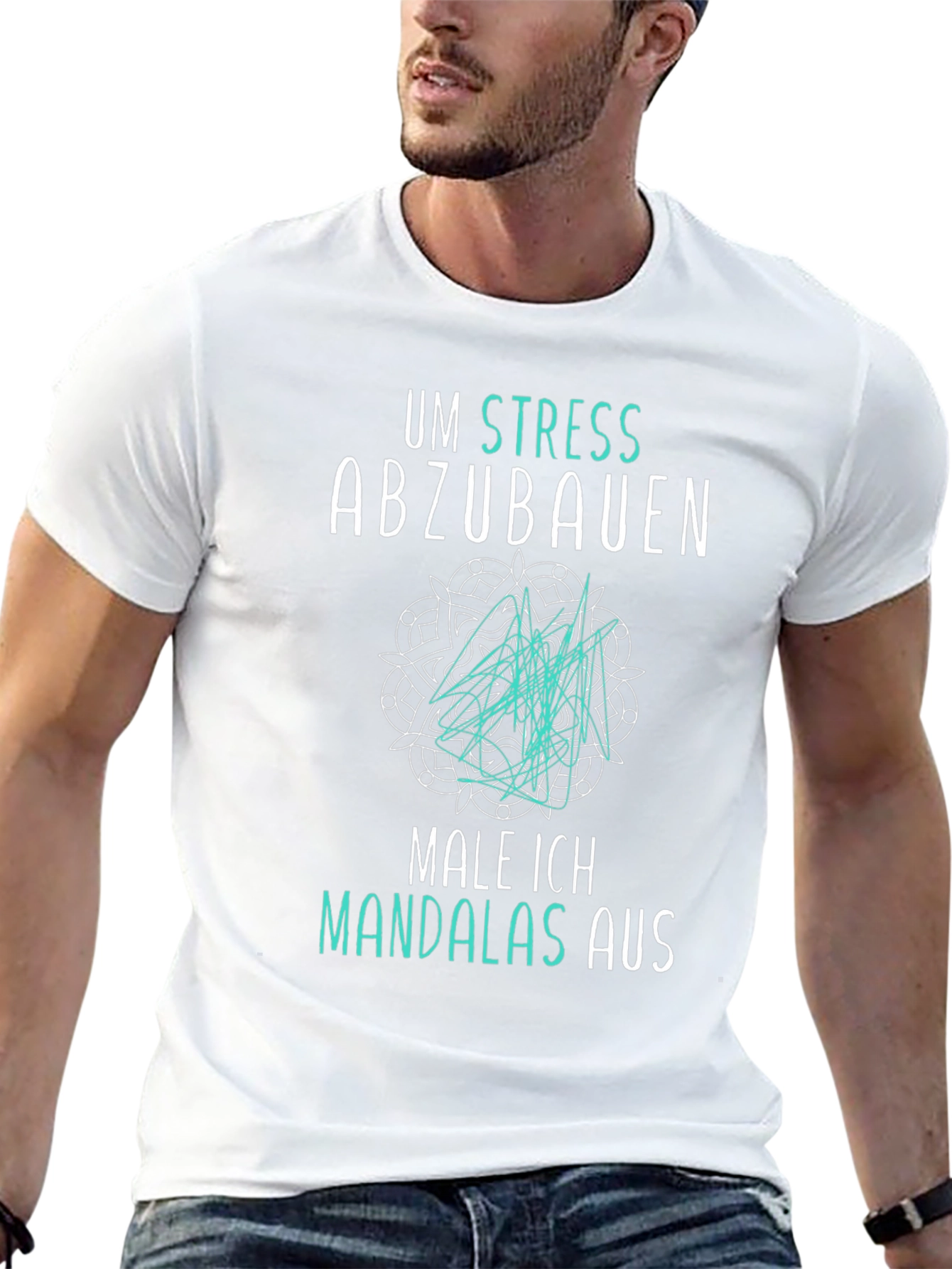 Stress Relief Mandala T-Shirt