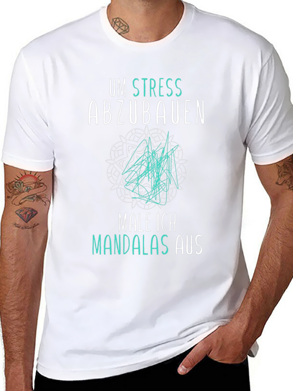 Stress Relief Mandala T-Shirt