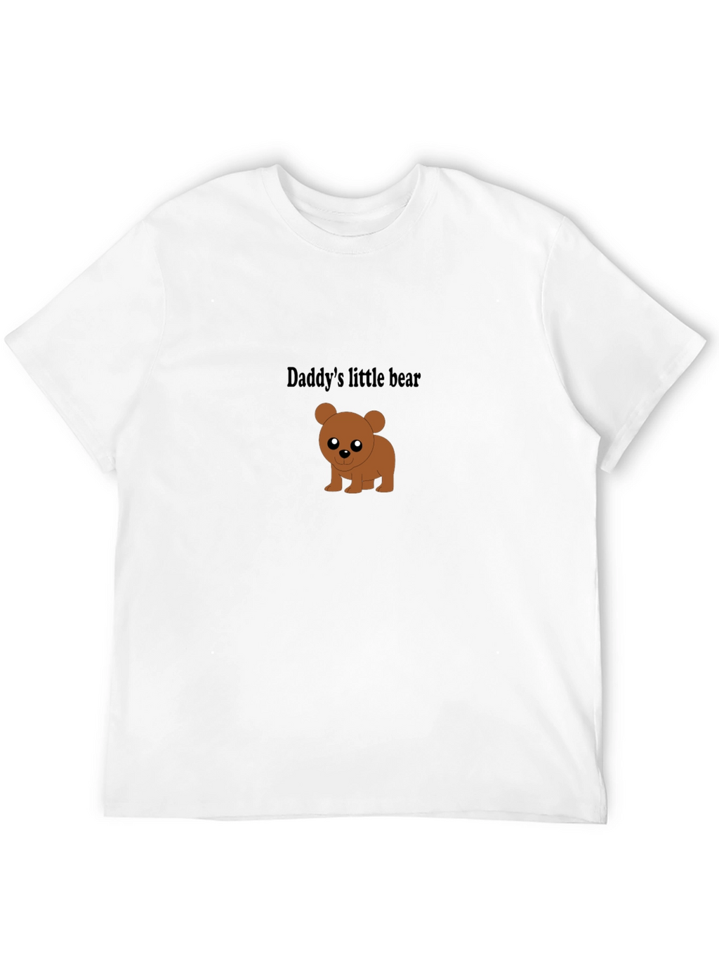Daddys Little Bear Black T-Shirt - Cute & Comfy
