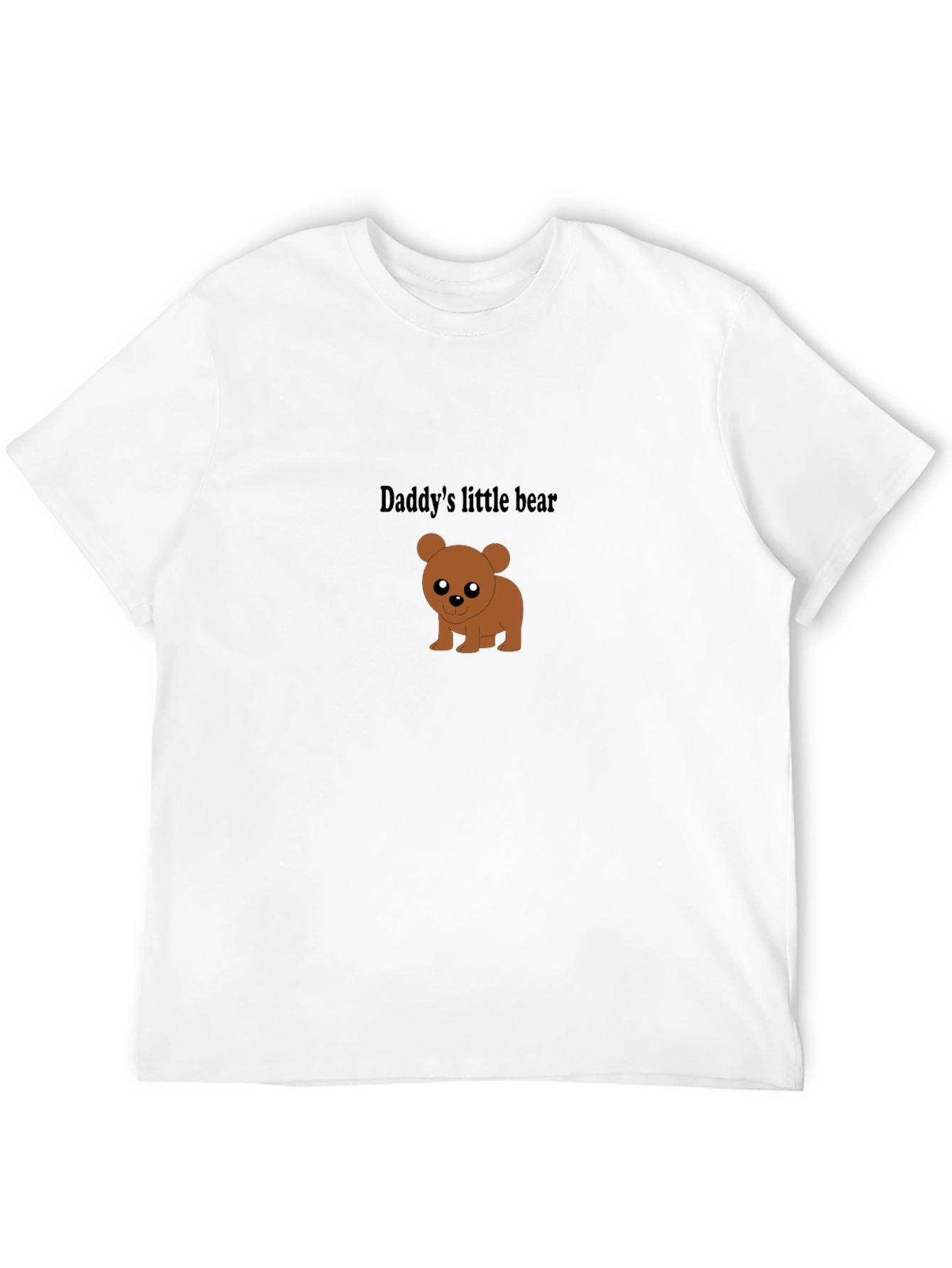 Daddys Little Bear Black T-Shirt - Cute & Comfy
