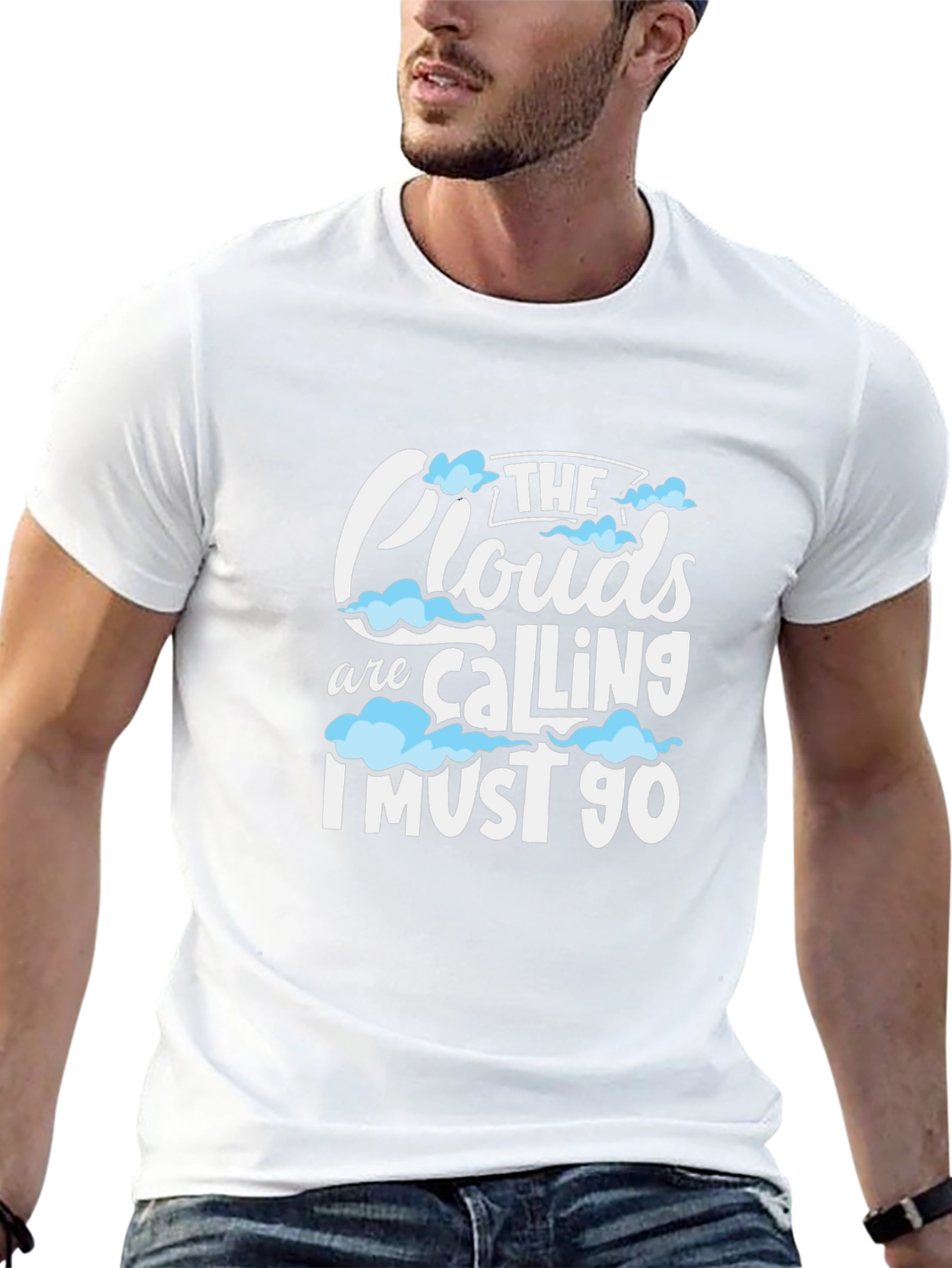 The Clouds Are Calling Graphic T-Shirt