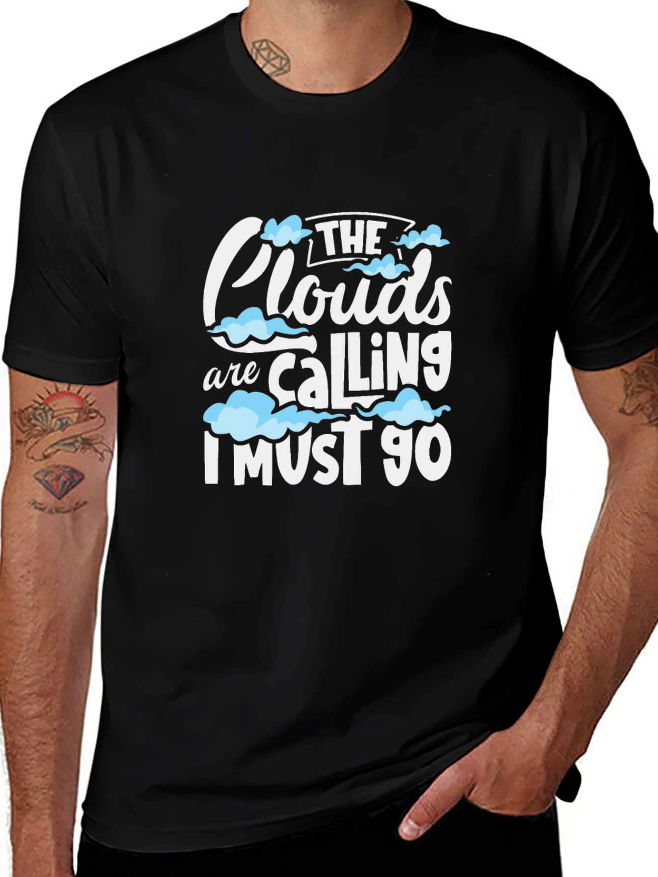 The Clouds Are Calling Graphic T-Shirt