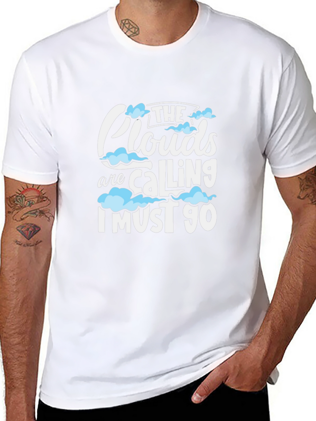 The Clouds Are Calling Graphic T-Shirt