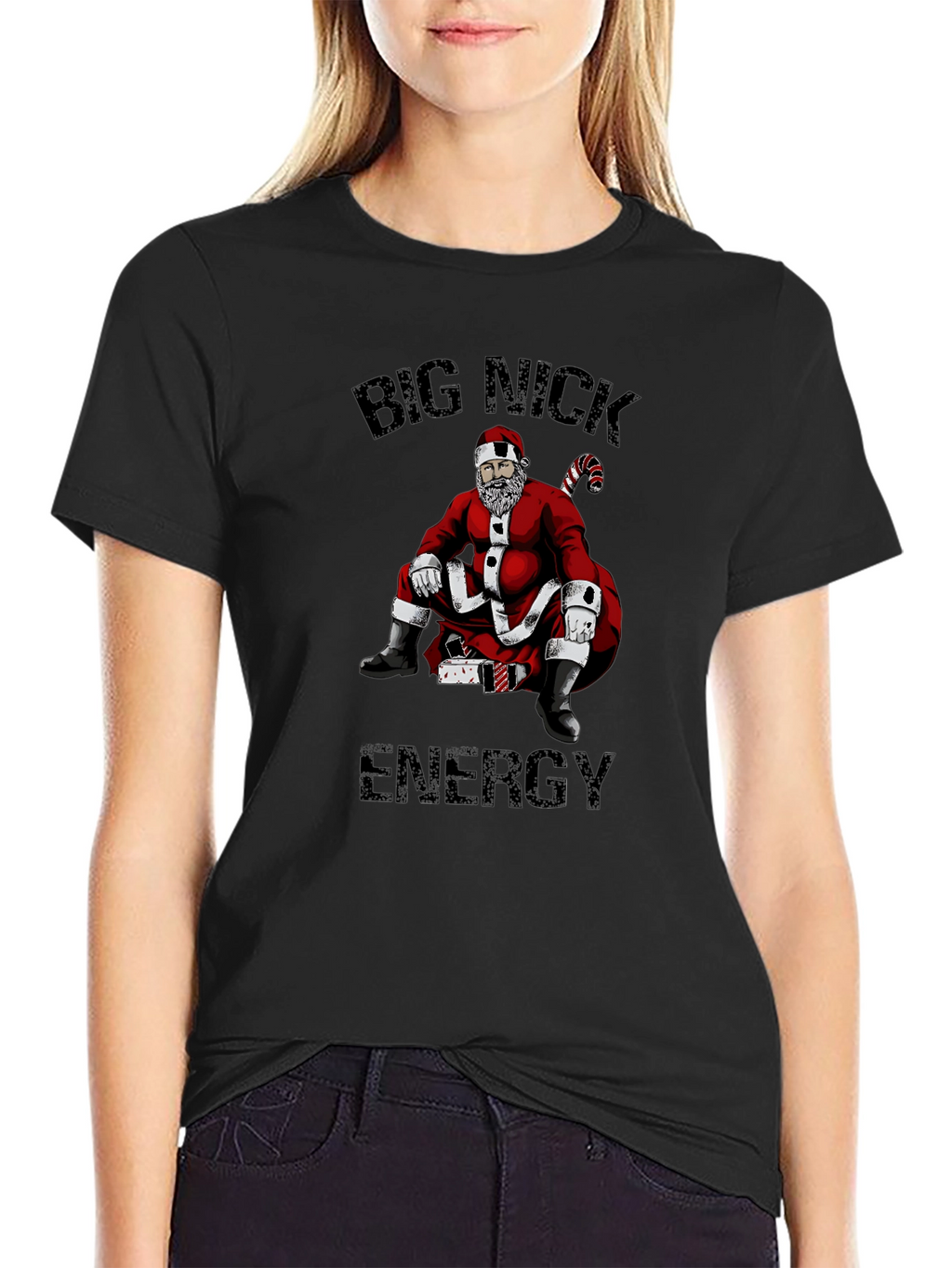 Big Nick Energy Santa Graphic Tee