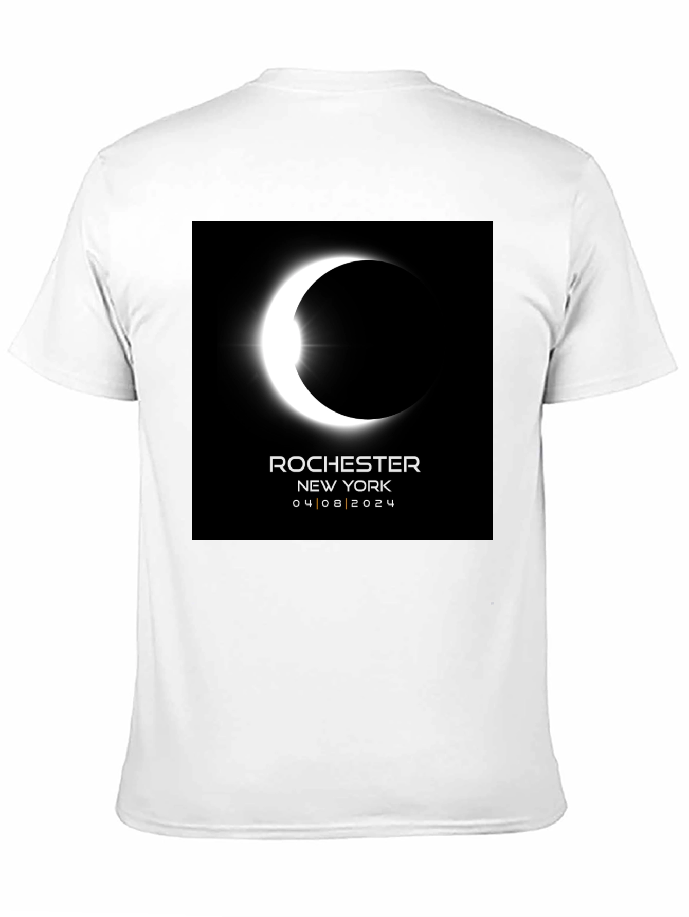 Eclipse Rochester NY 04/08/2024 Black Tee
