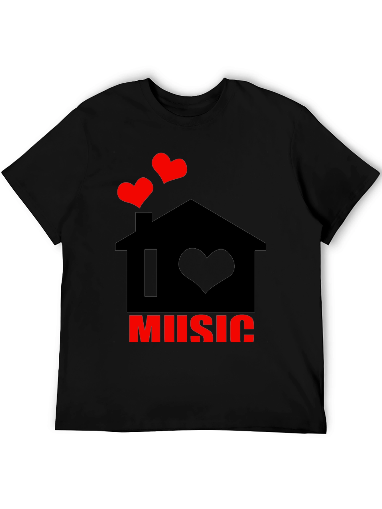 I Love Music House Graphic Tee