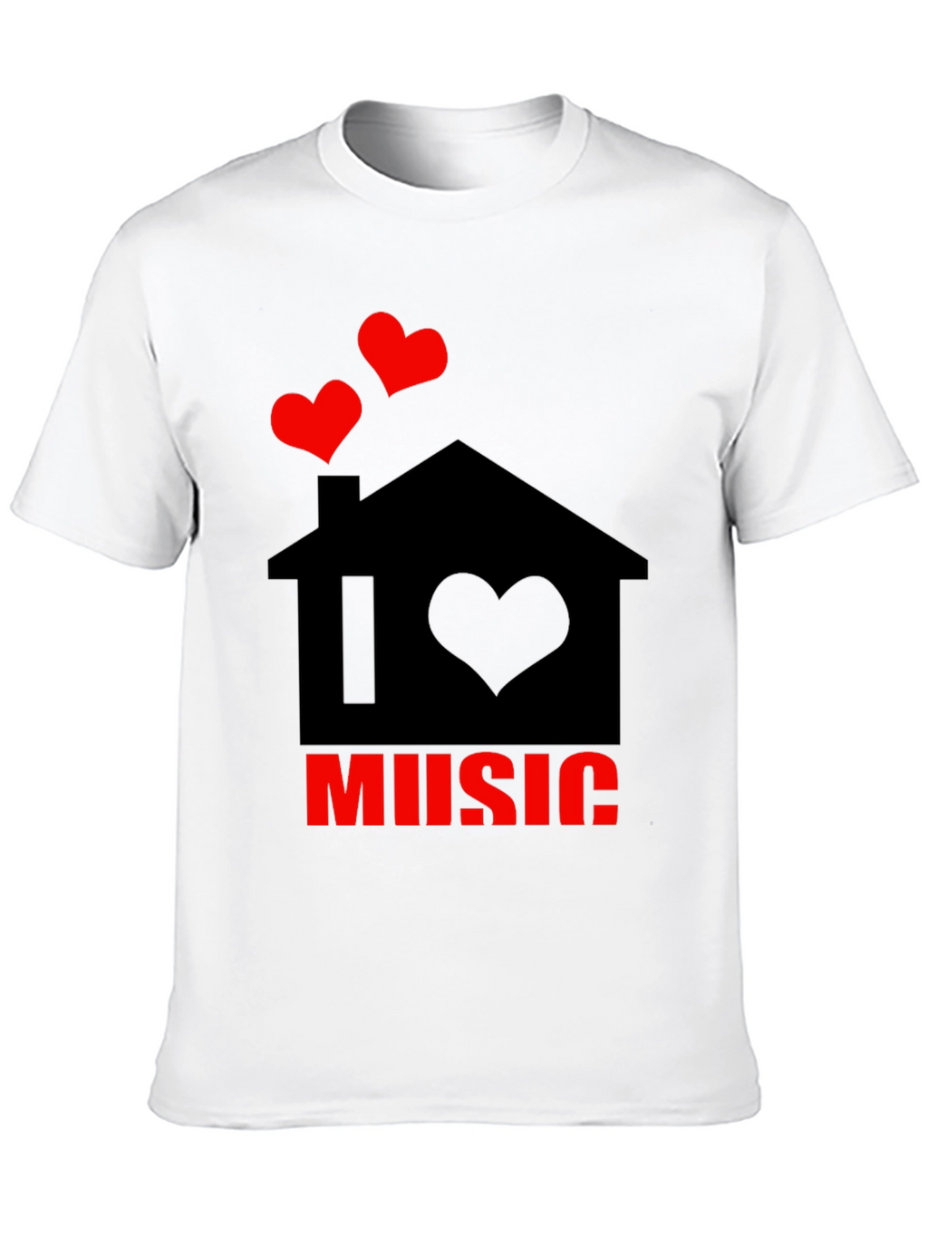 I Love Music House Graphic Tee