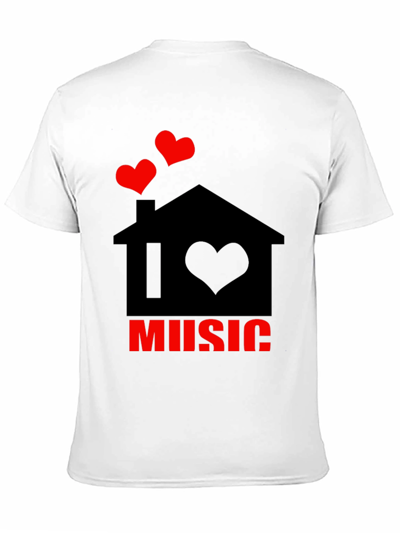 I Love Music House Graphic Tee