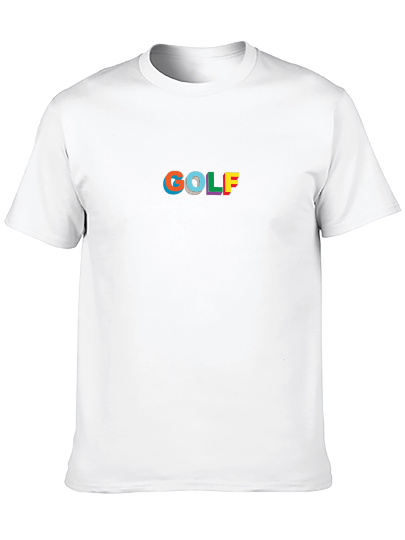 GOLF Rainbow Lettering Black T-Shirt