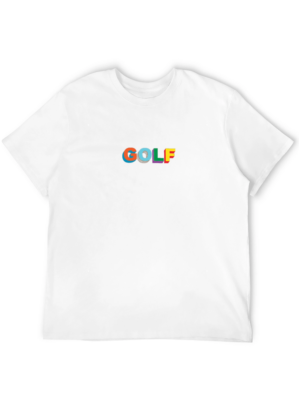 GOLF Rainbow Lettering Black T-Shirt