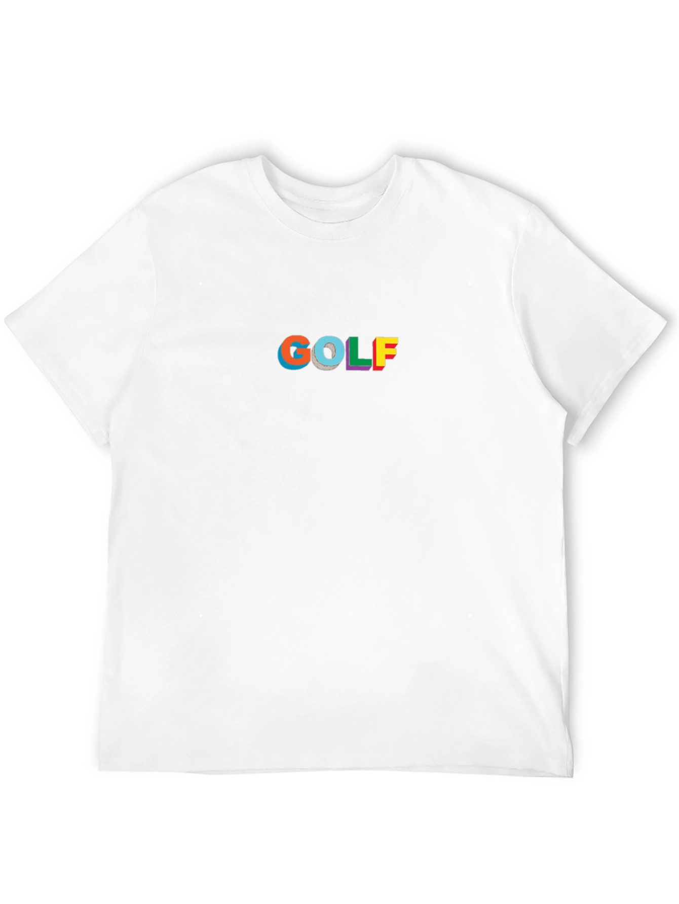 GOLF Rainbow Lettering Black T-Shirt