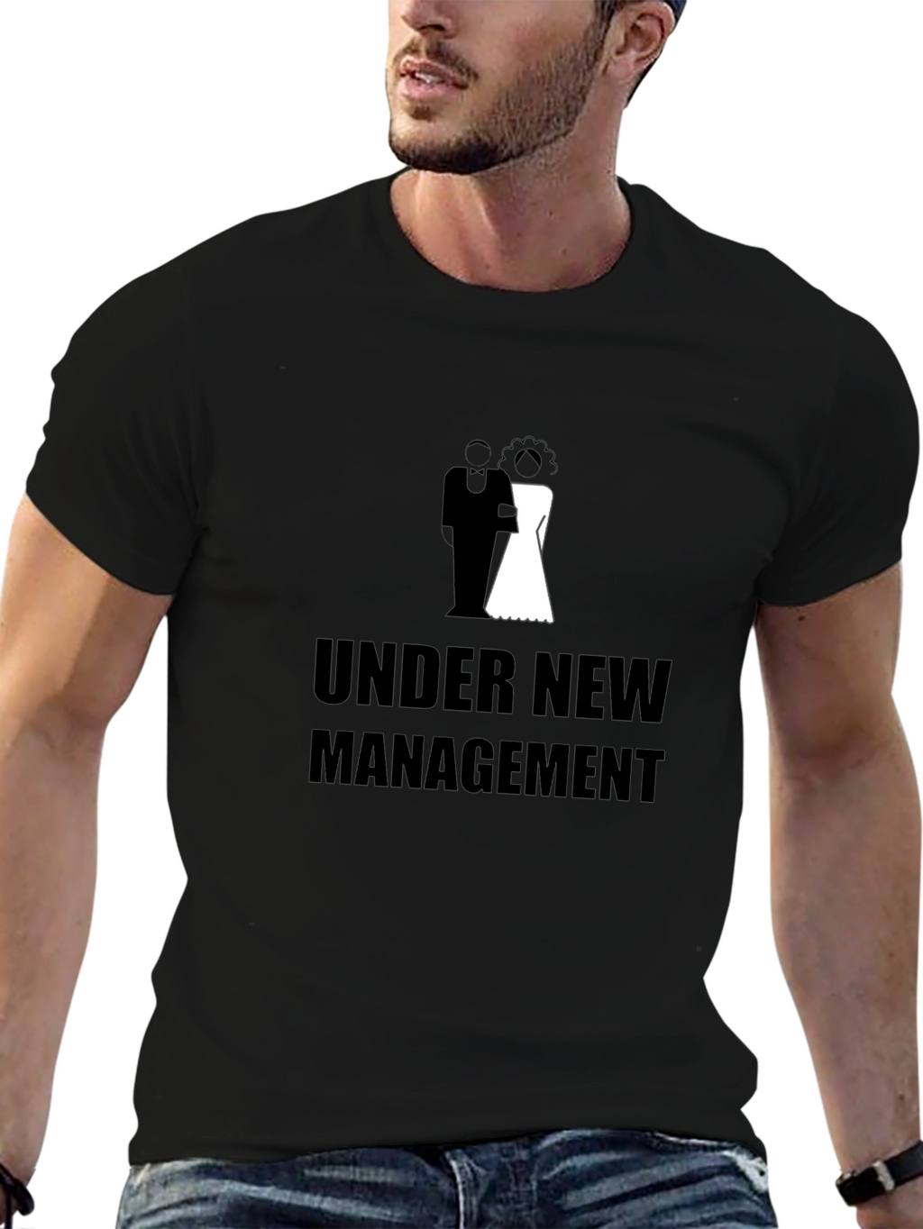 Under New Management Wedding T-Shirt