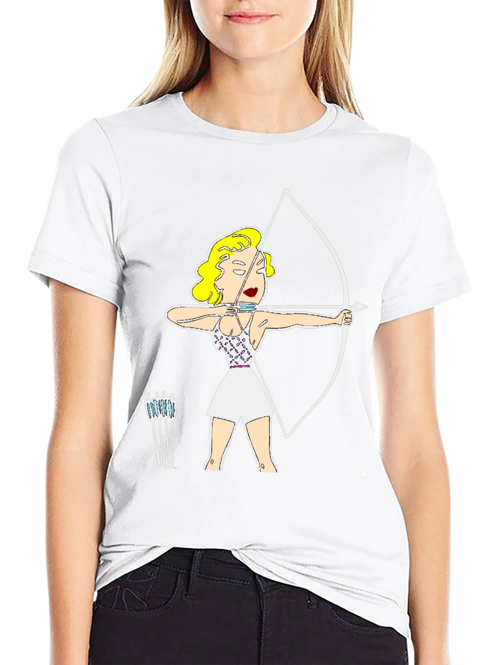 Archer Cartoon Graphic T-Shirt