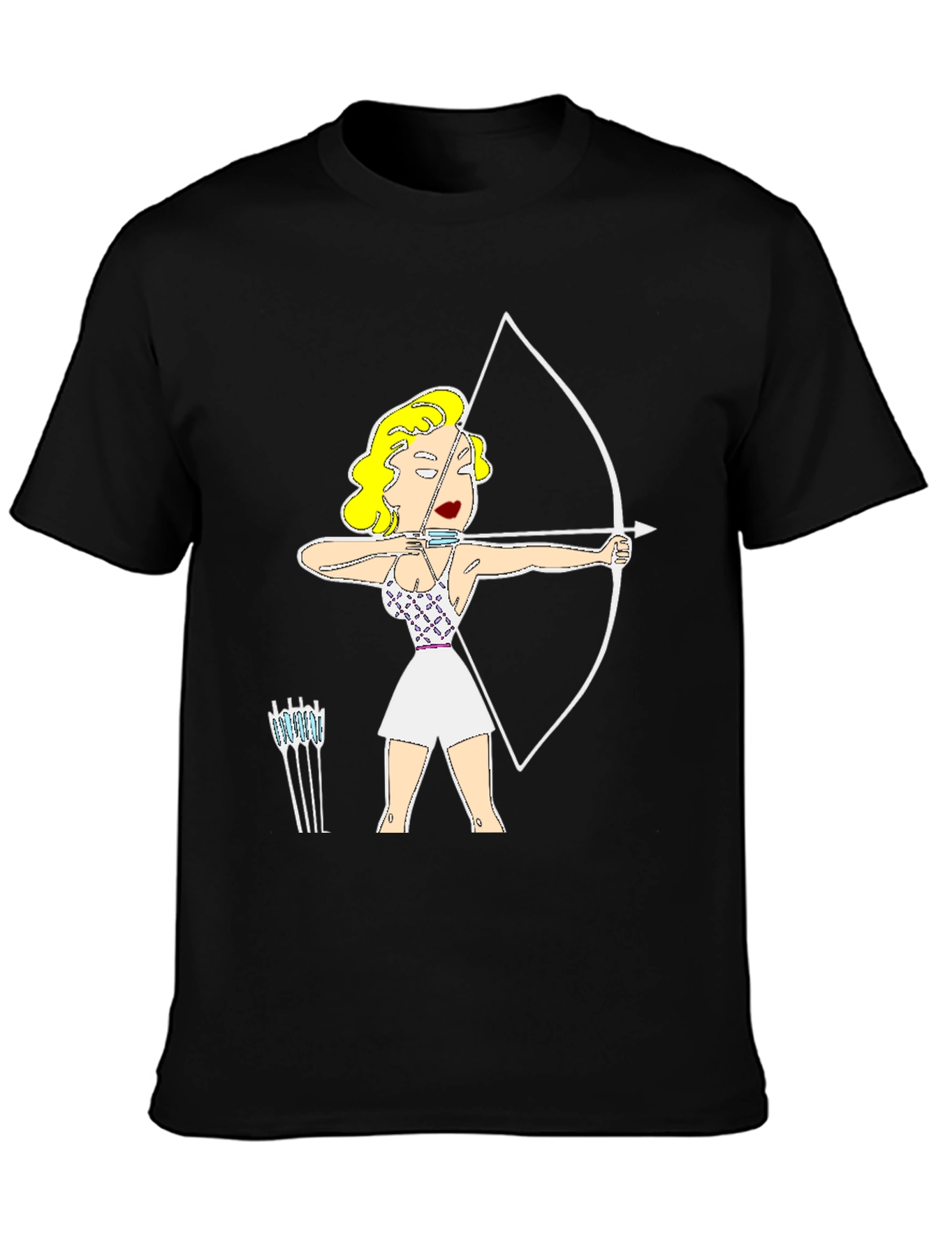 Archer Cartoon Graphic T-Shirt