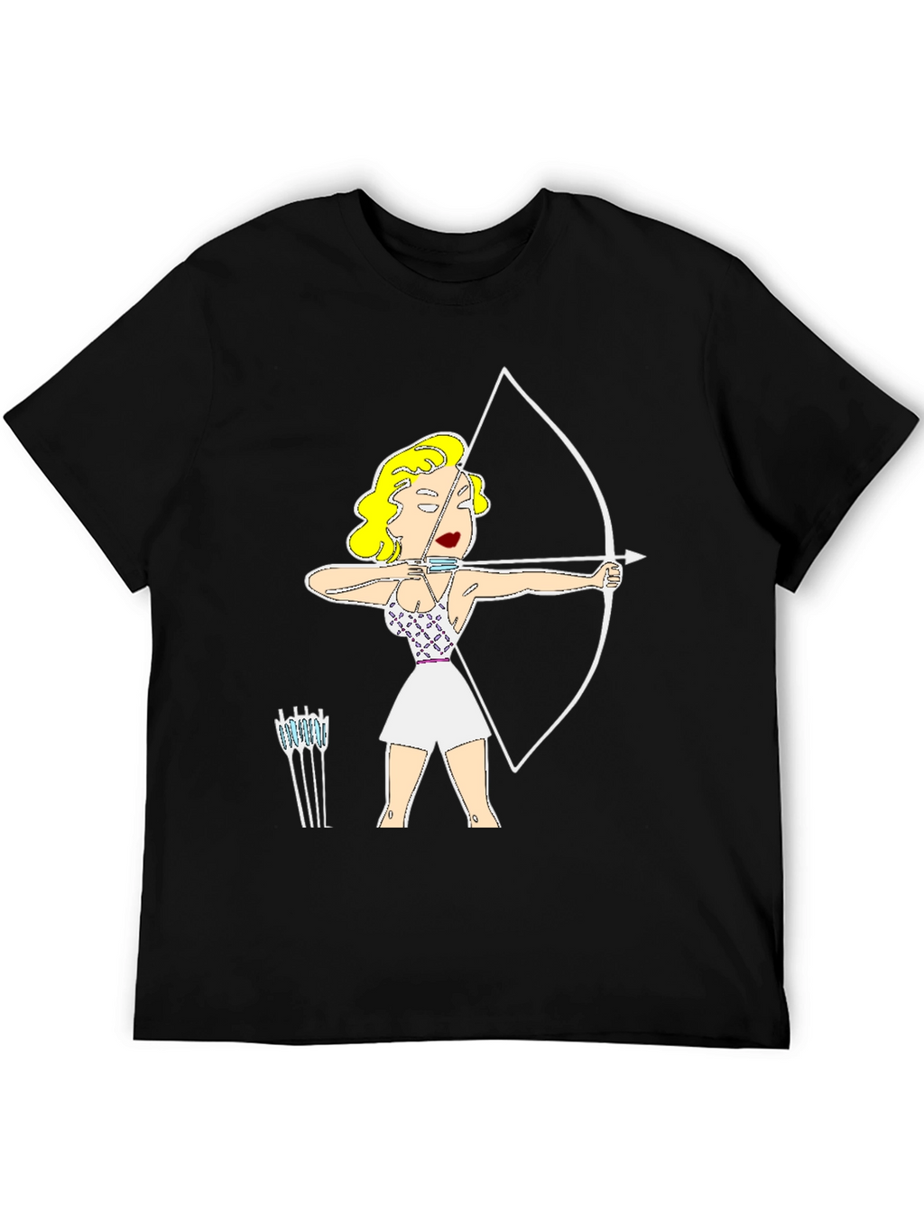Archer Cartoon Graphic T-Shirt