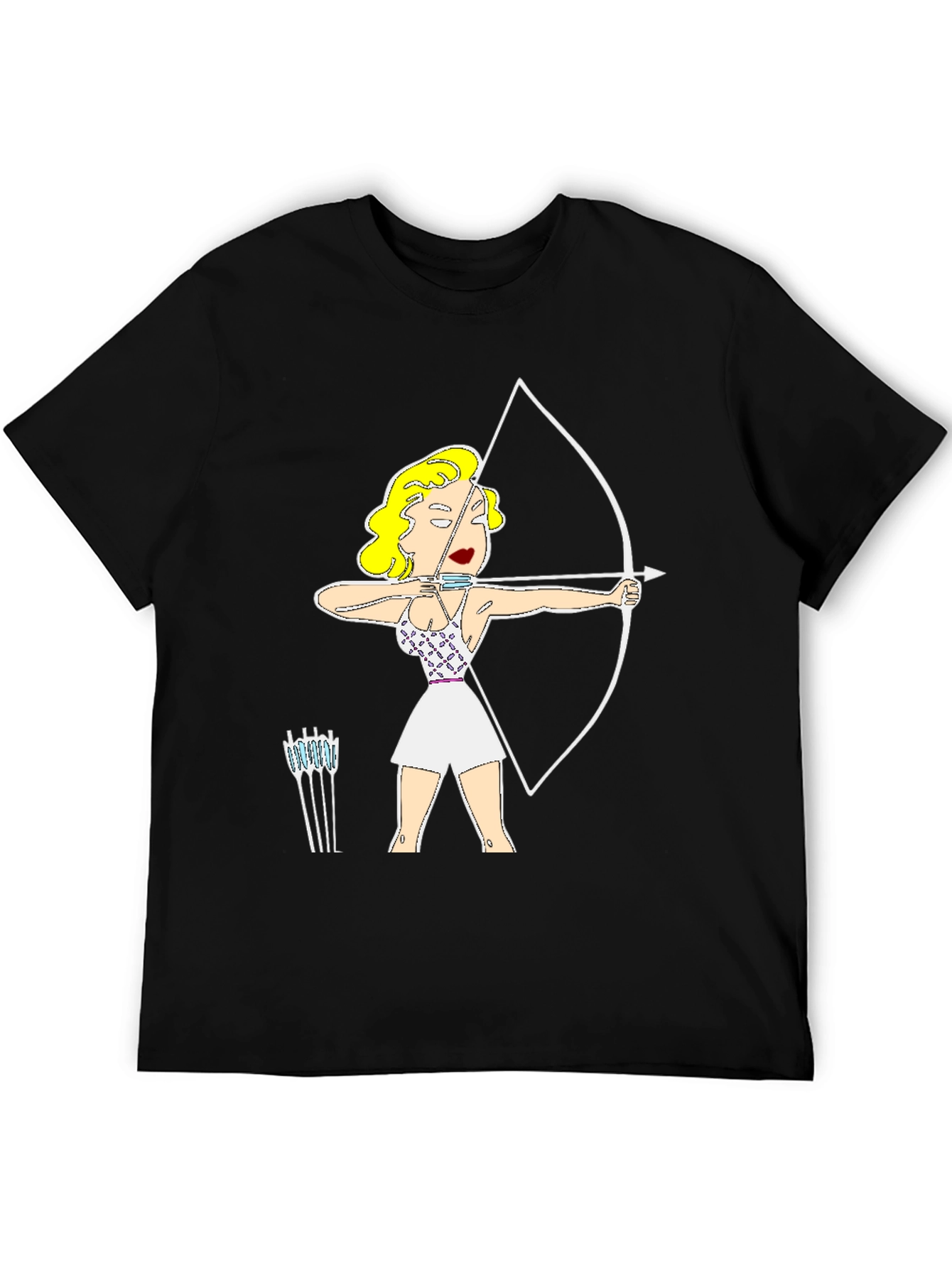 Archer Cartoon Graphic T-Shirt