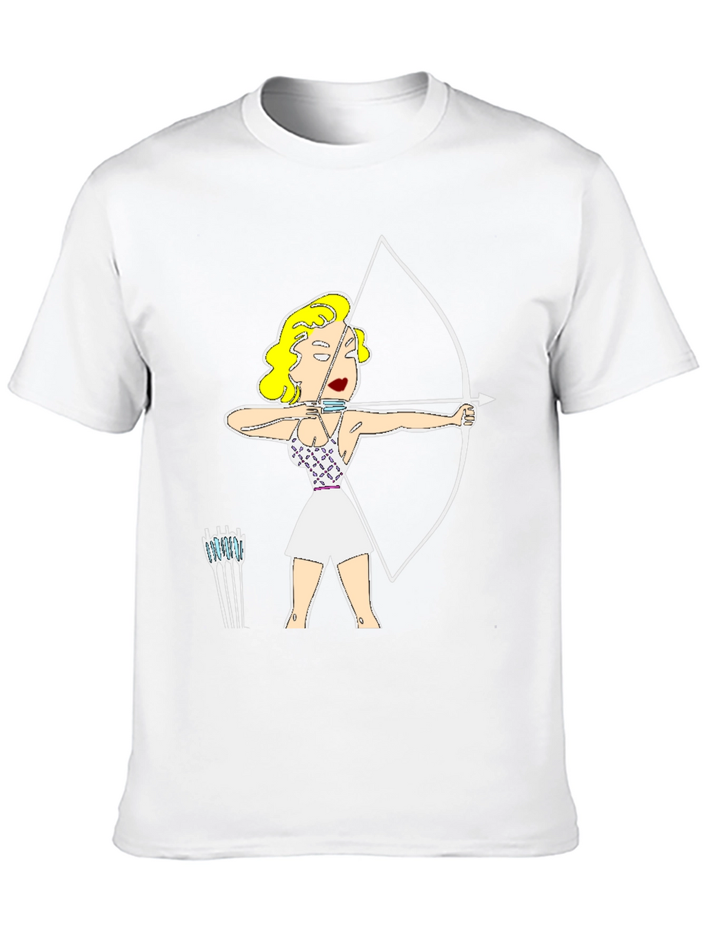 Archer Cartoon Graphic T-Shirt