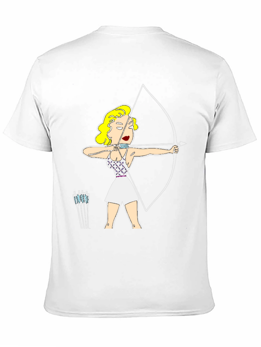 Archer Cartoon Graphic T-Shirt