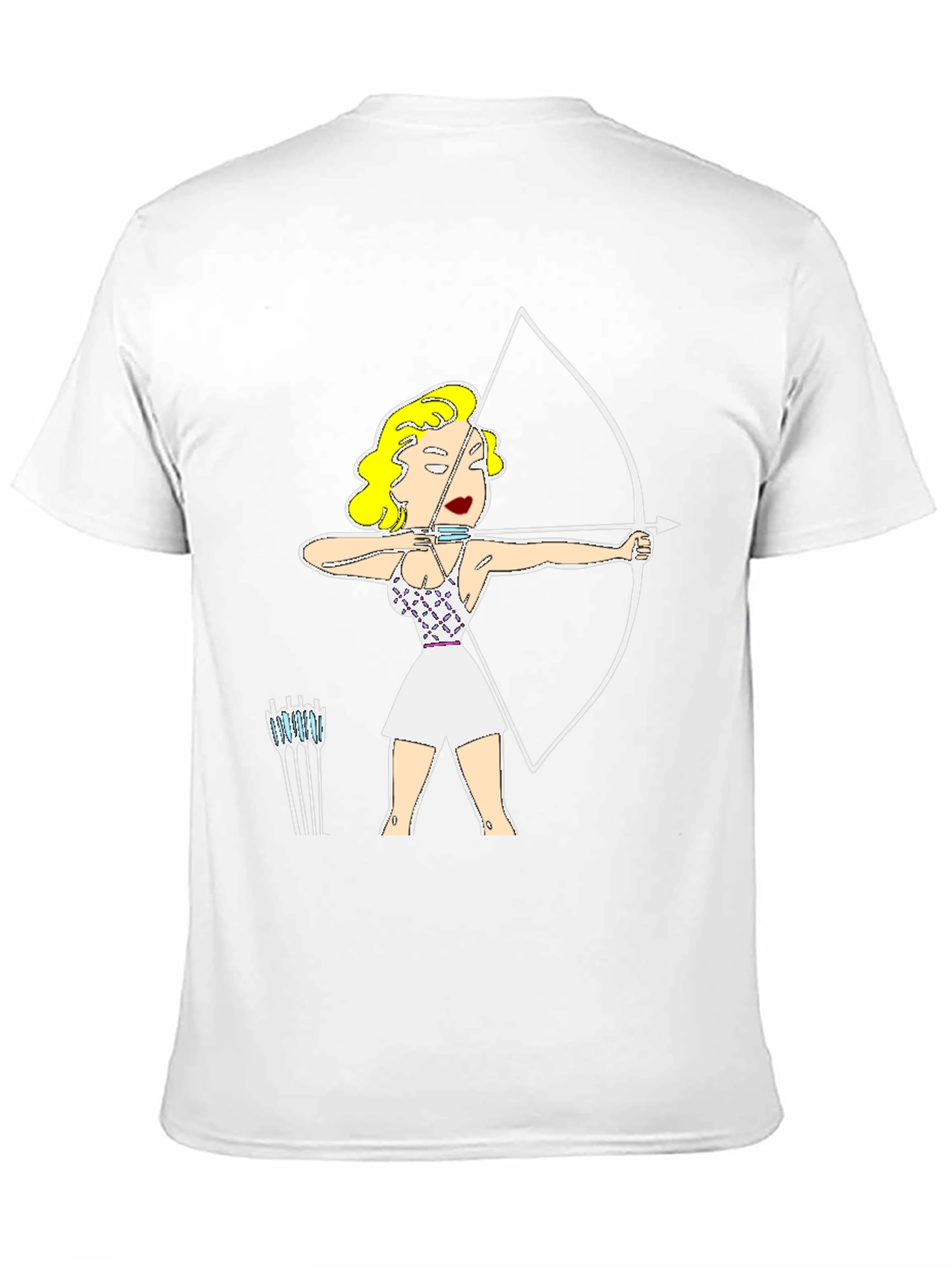 Archer Cartoon Graphic T-Shirt