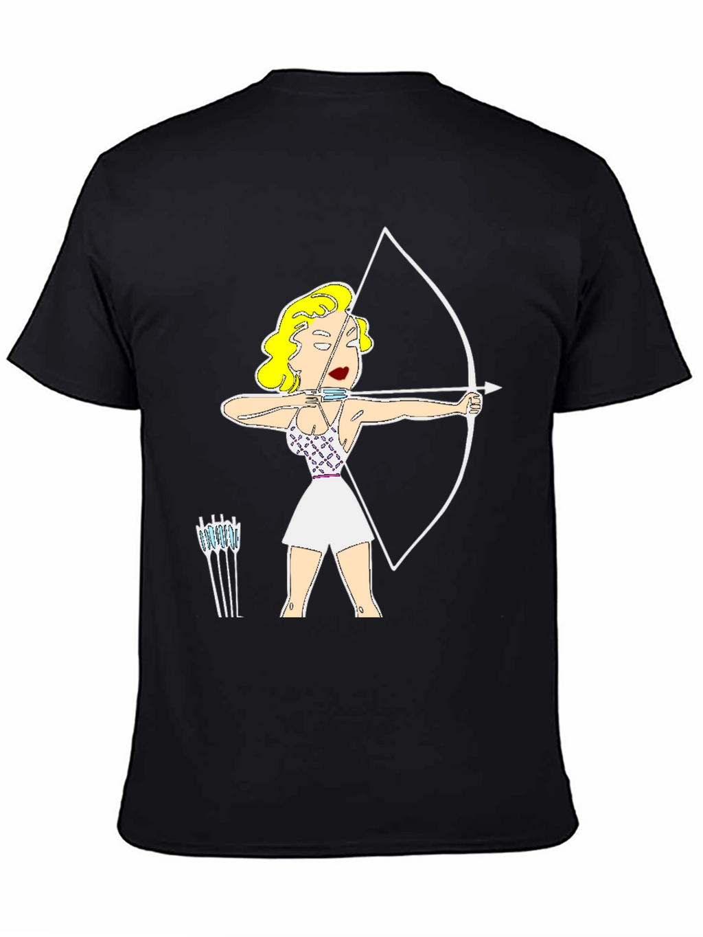 Archer Cartoon Graphic T-Shirt