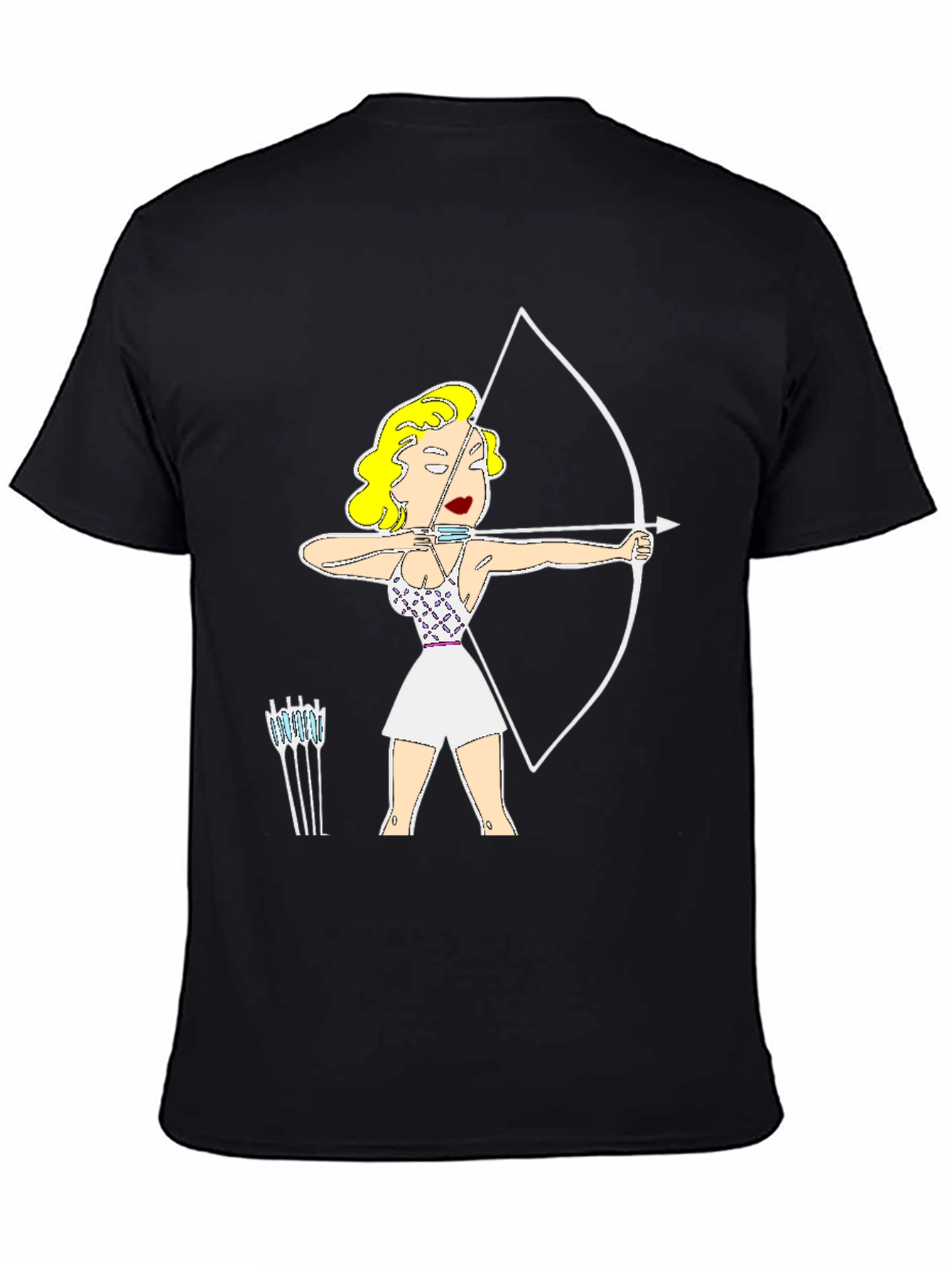 Archer Cartoon Graphic T-Shirt