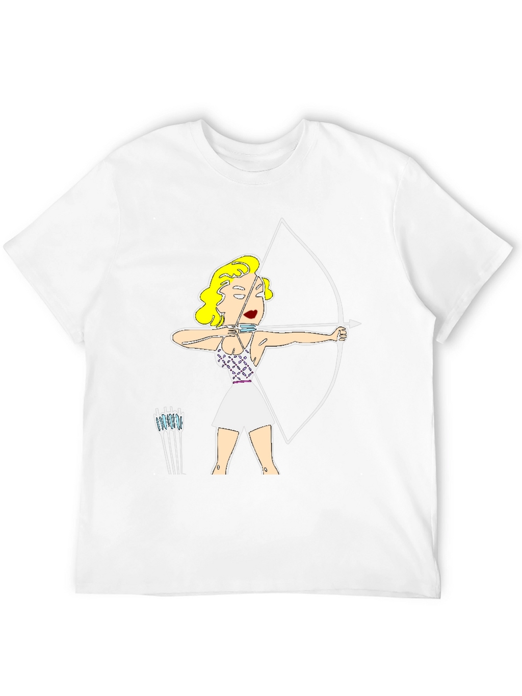 Archer Cartoon Graphic T-Shirt
