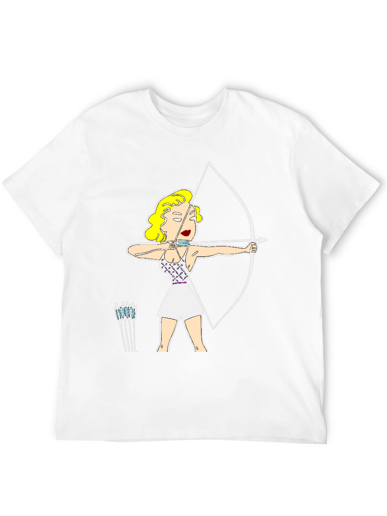 Archer Cartoon Graphic T-Shirt
