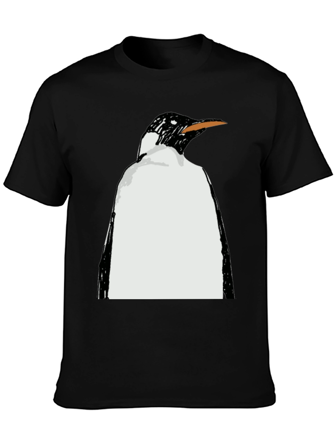 Penguin Graphic Black T-Shirt