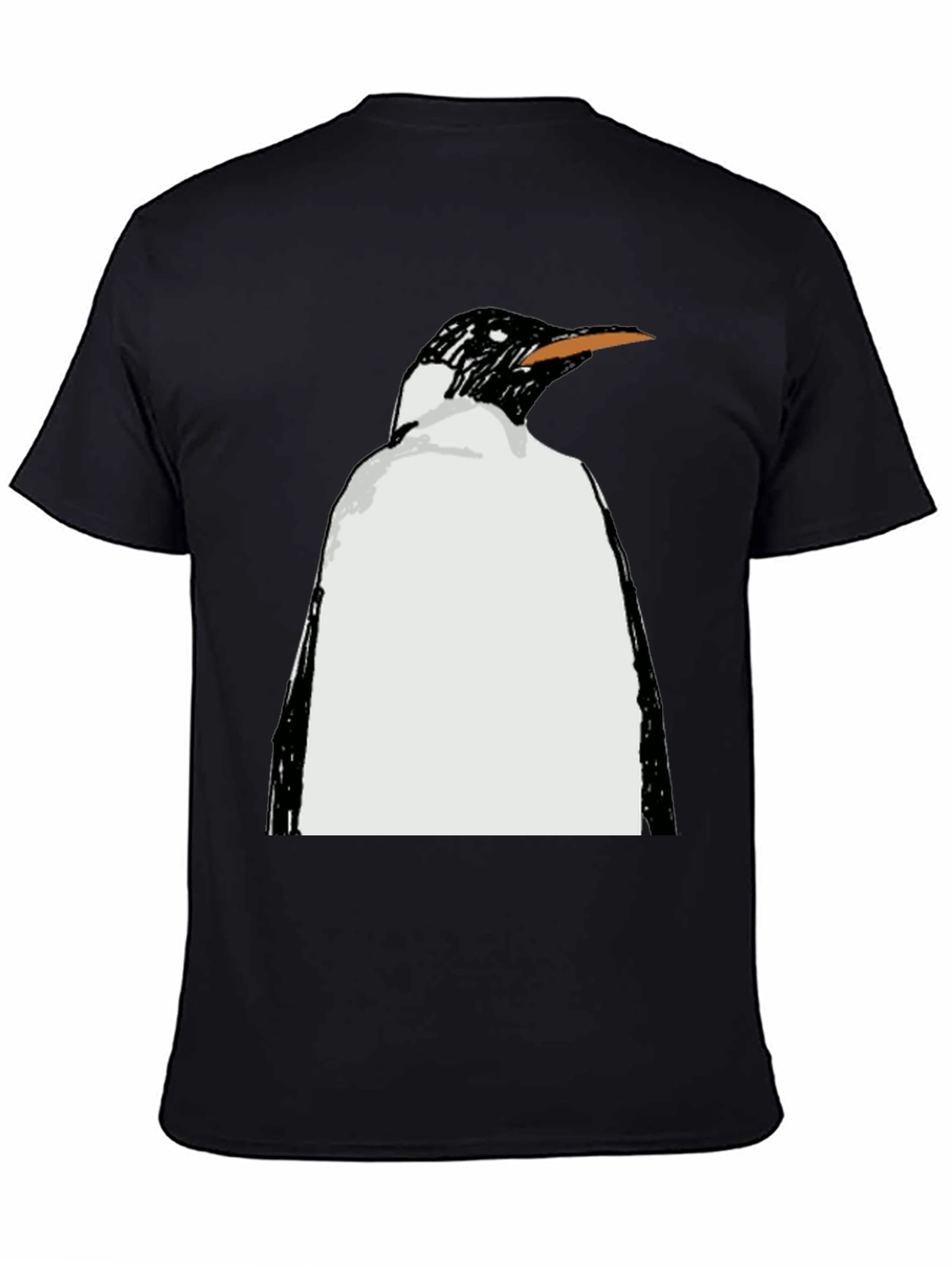 Penguin Graphic Black T-Shirt
