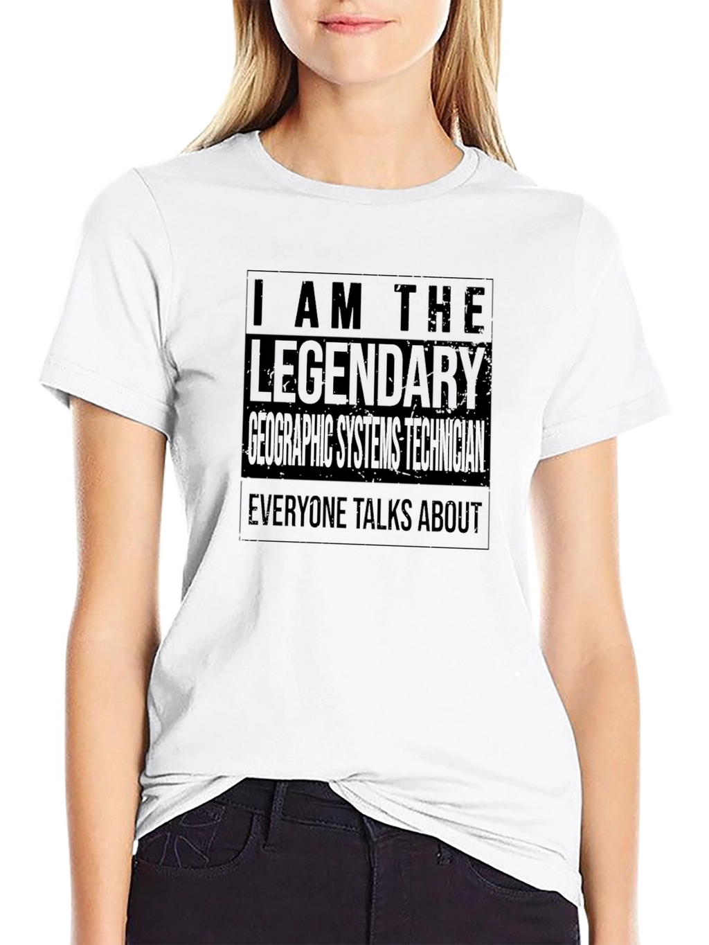 Legendary Geographic Systems Technician Black T-Shirt
