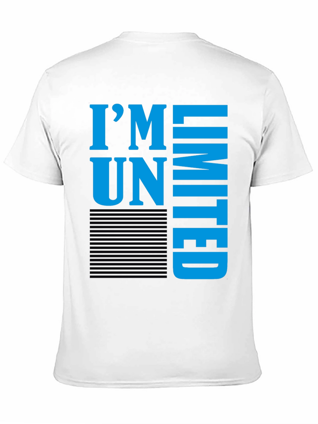 Im Unlimited Graphic Print Tee - Black