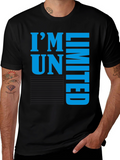 Im Unlimited Graphic Print Tee - Black