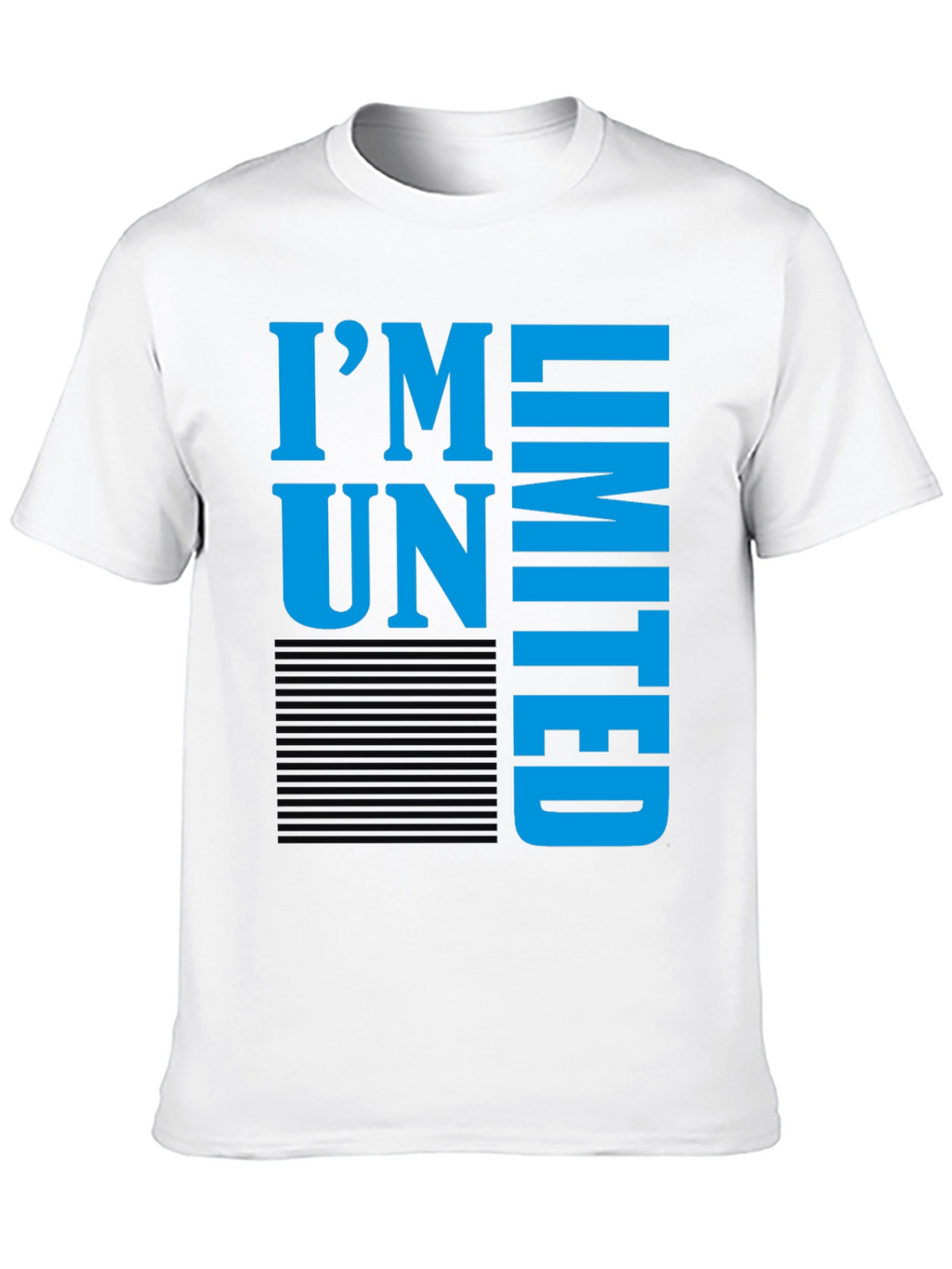 Im Unlimited Graphic Print Tee - Black