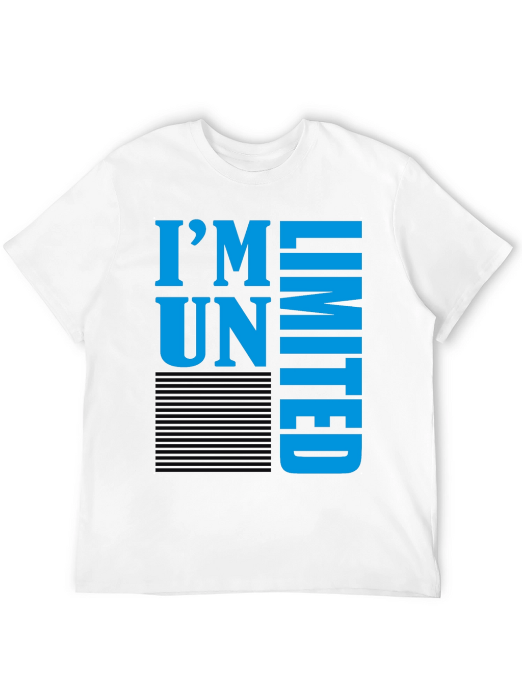Im Unlimited Graphic Print Tee - Black