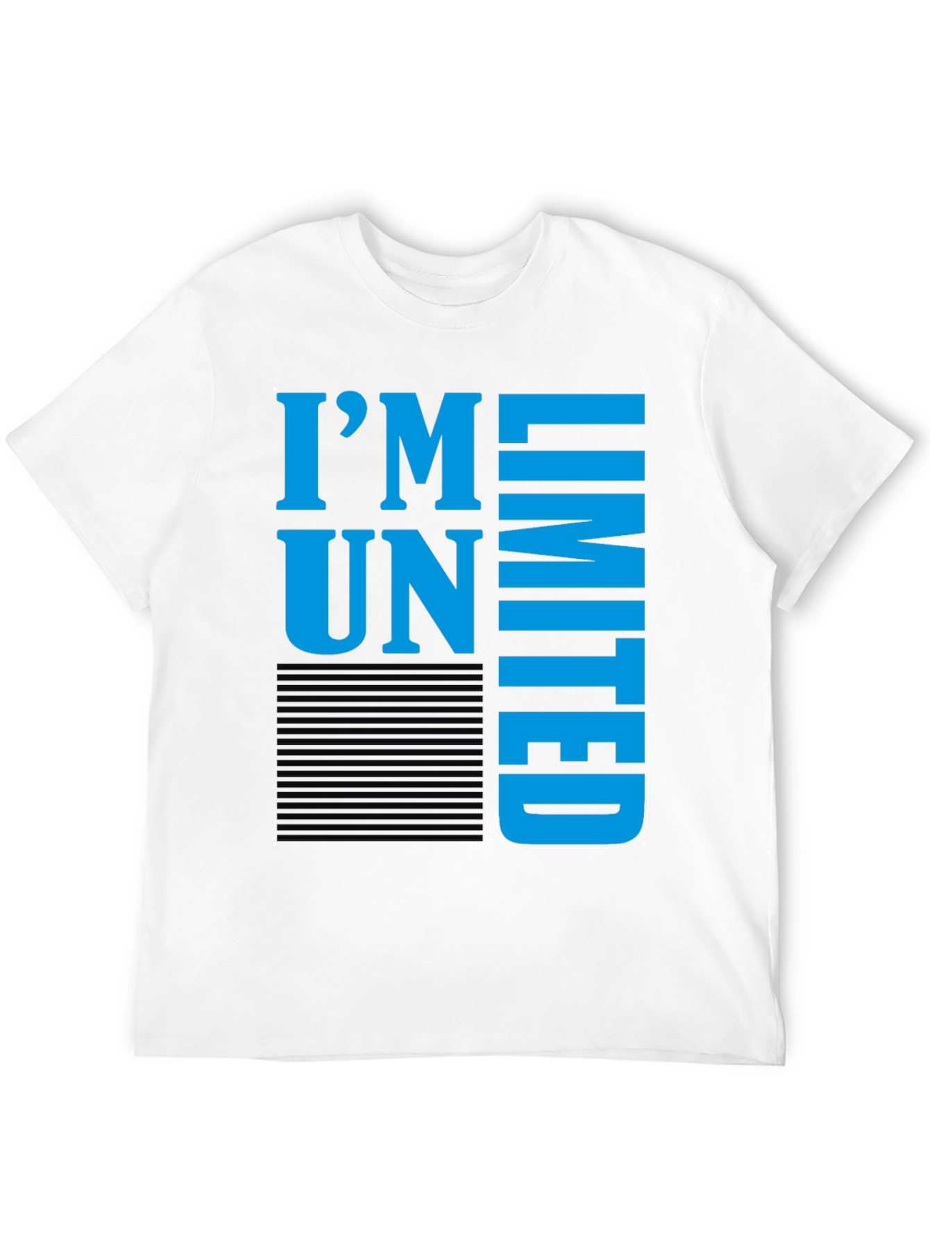 Im Unlimited Graphic Print Tee - Black