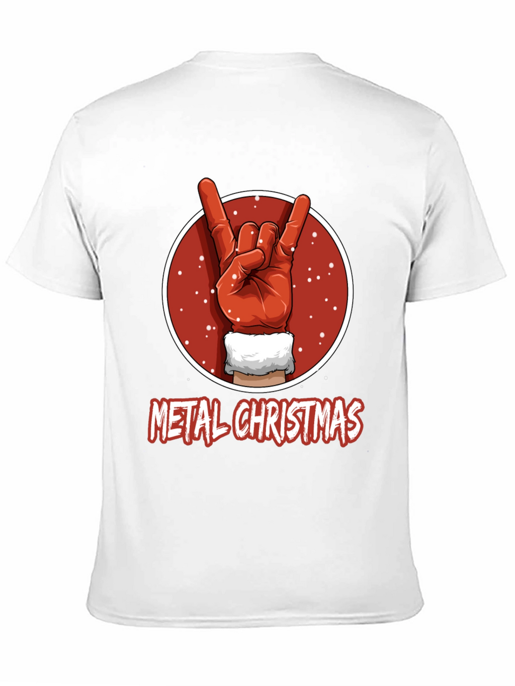 Metal Christmas T-Shirt - Rock On Santa!