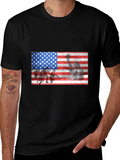 USA Flag Liberty Graphic T-Shirt