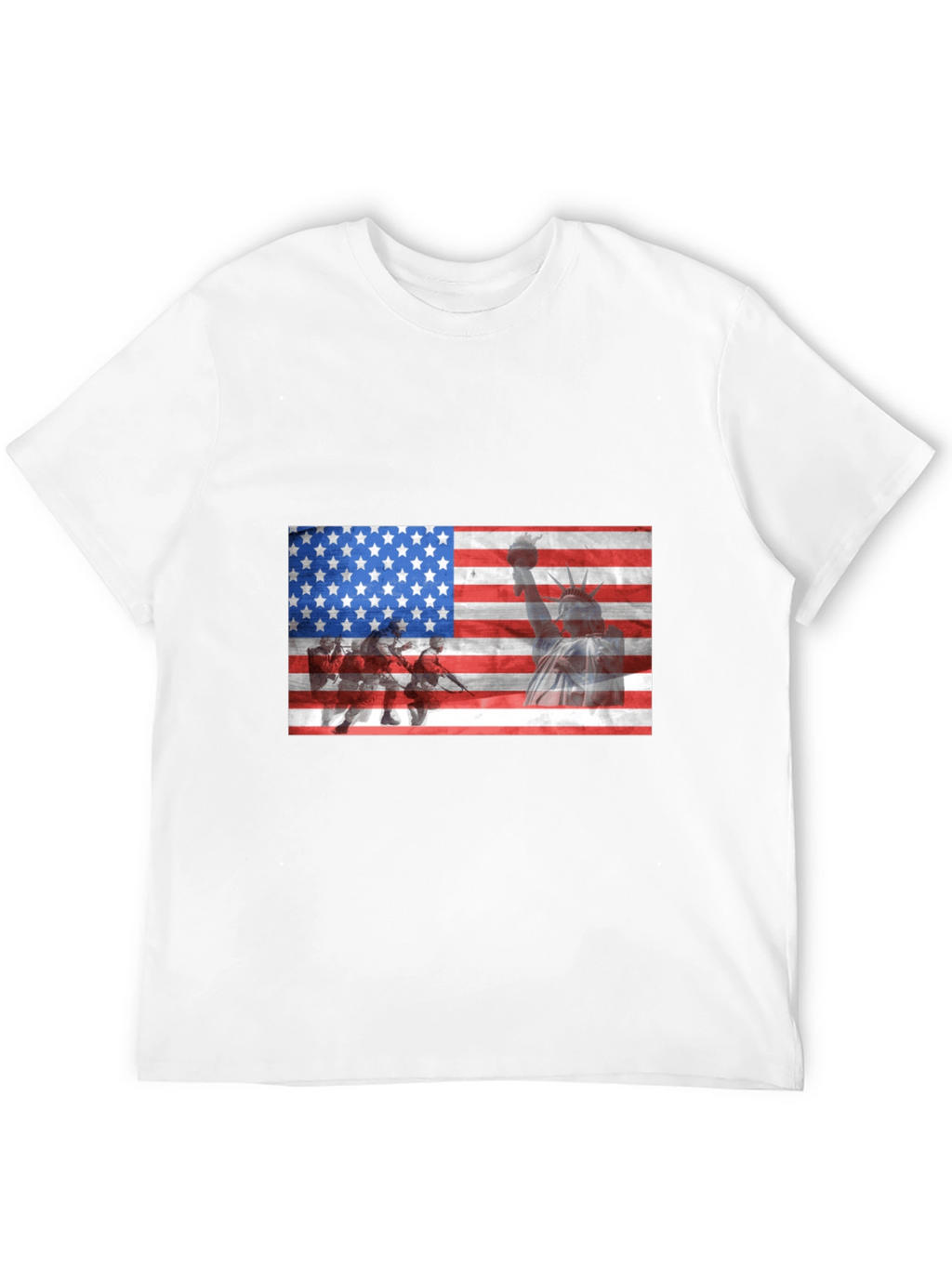 USA Flag Liberty Graphic T-Shirt