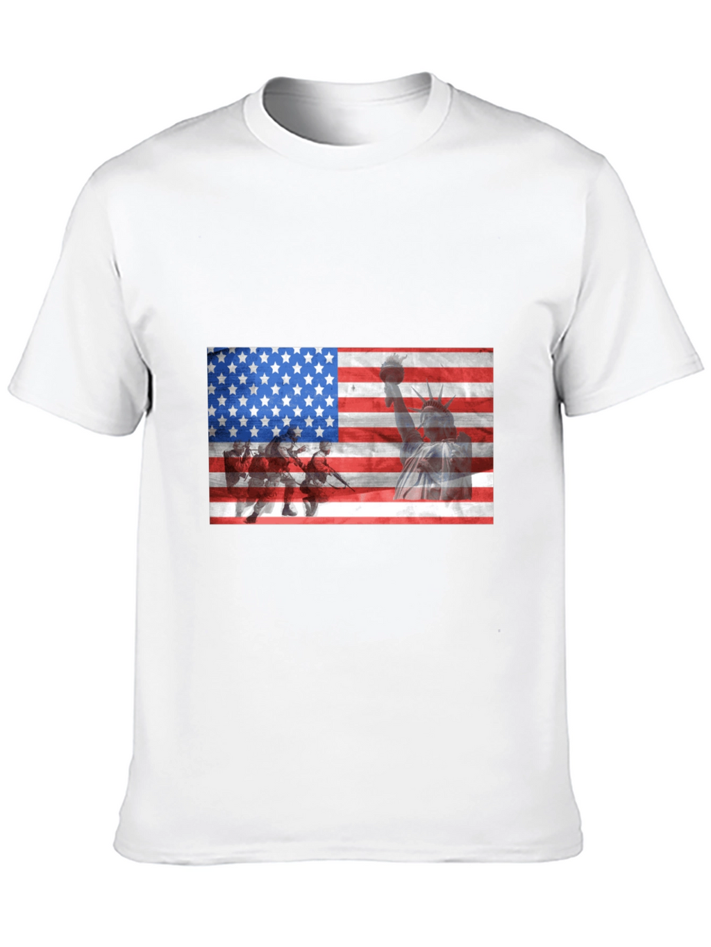 USA Flag Liberty Graphic T-Shirt