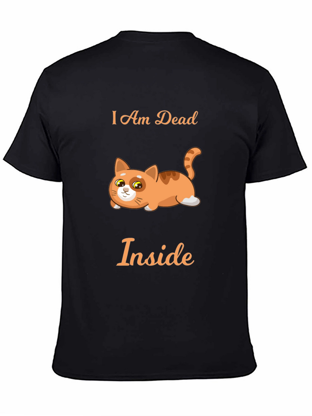 I Am Dead Inside Cat Graphic T-Shirt