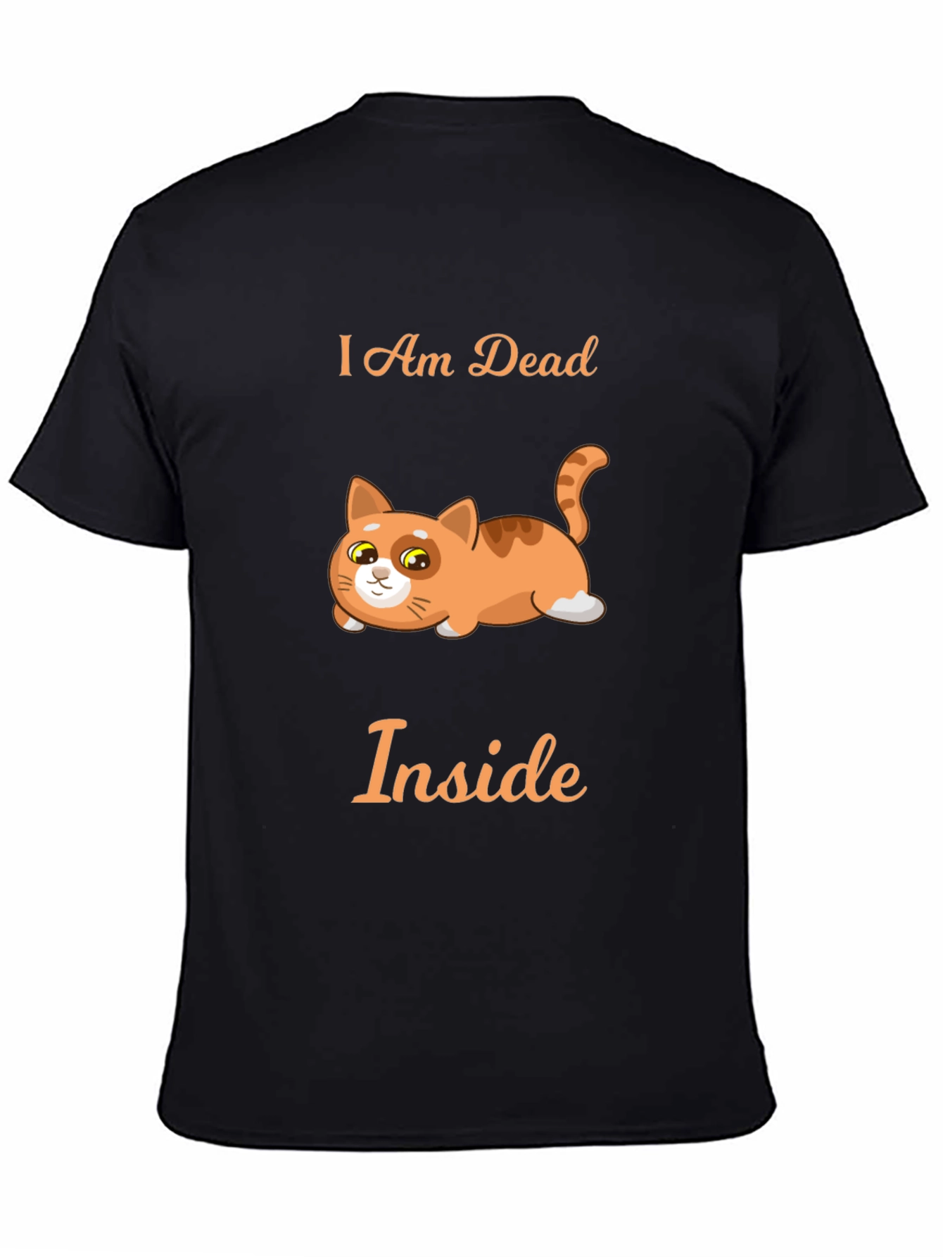 I Am Dead Inside Cat Graphic T-Shirt