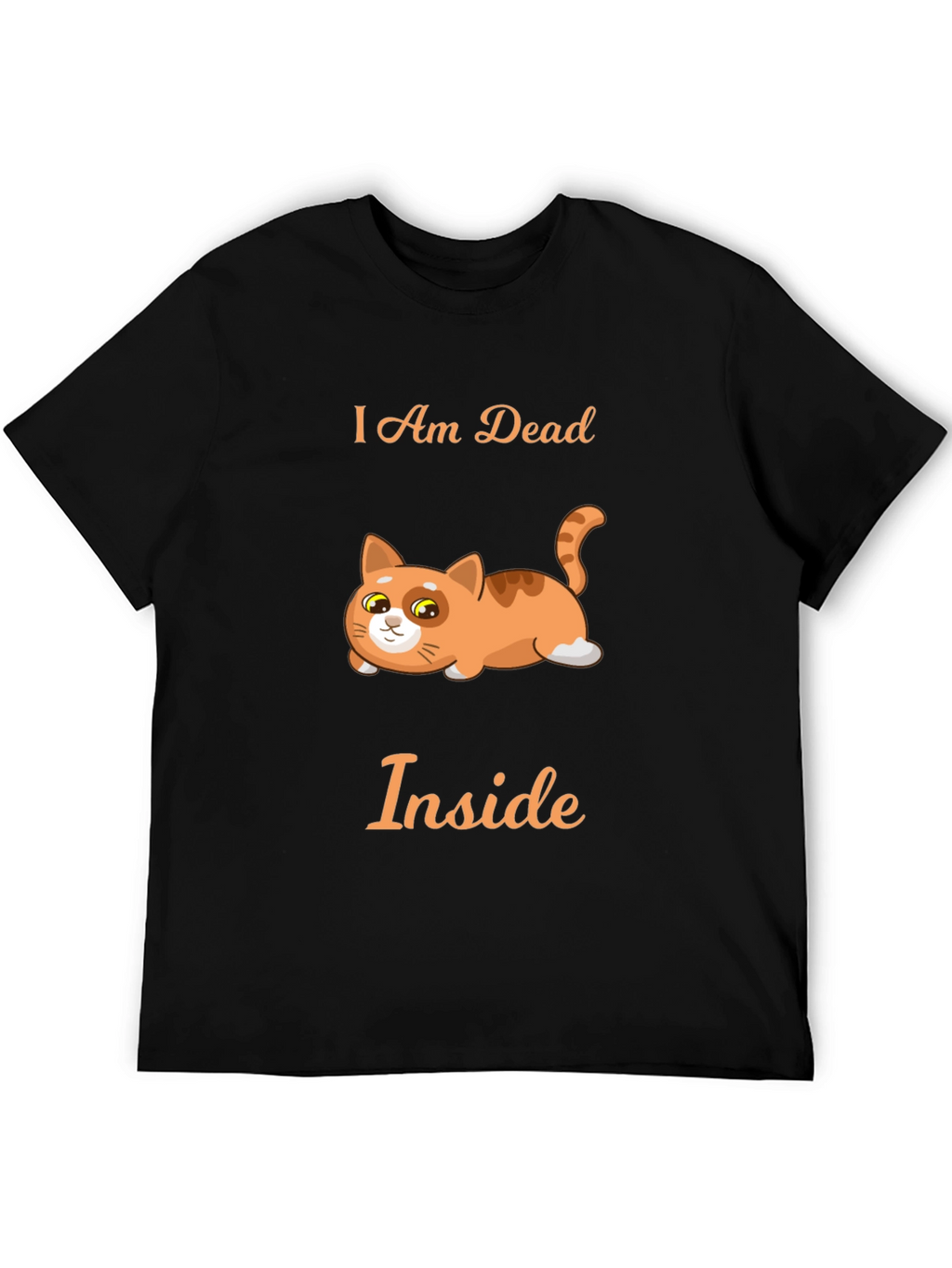I Am Dead Inside Cat Graphic T-Shirt