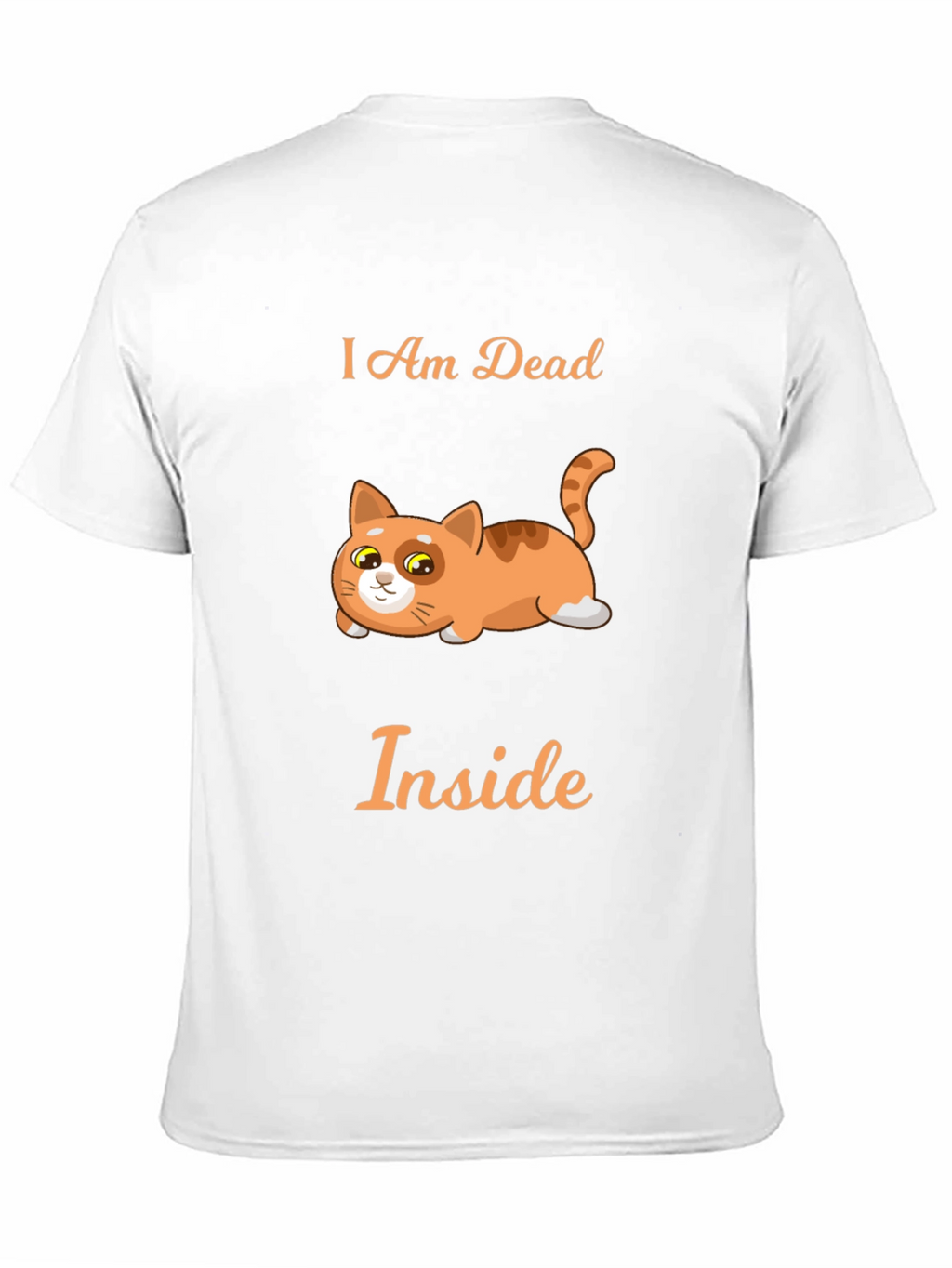 I Am Dead Inside Cat Graphic T-Shirt