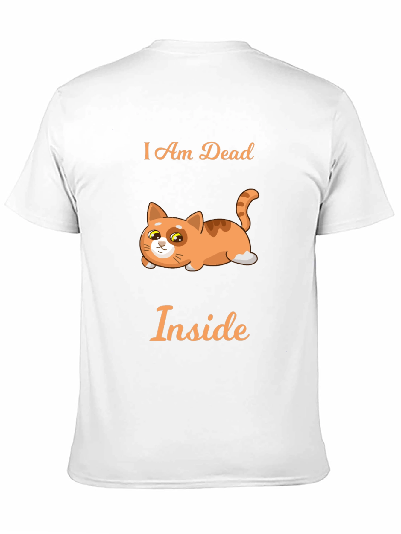 I Am Dead Inside Cat Graphic T-Shirt