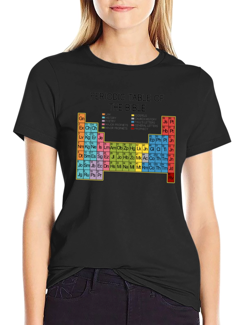 Periodic Table of the Bible Graphic T-Shirt