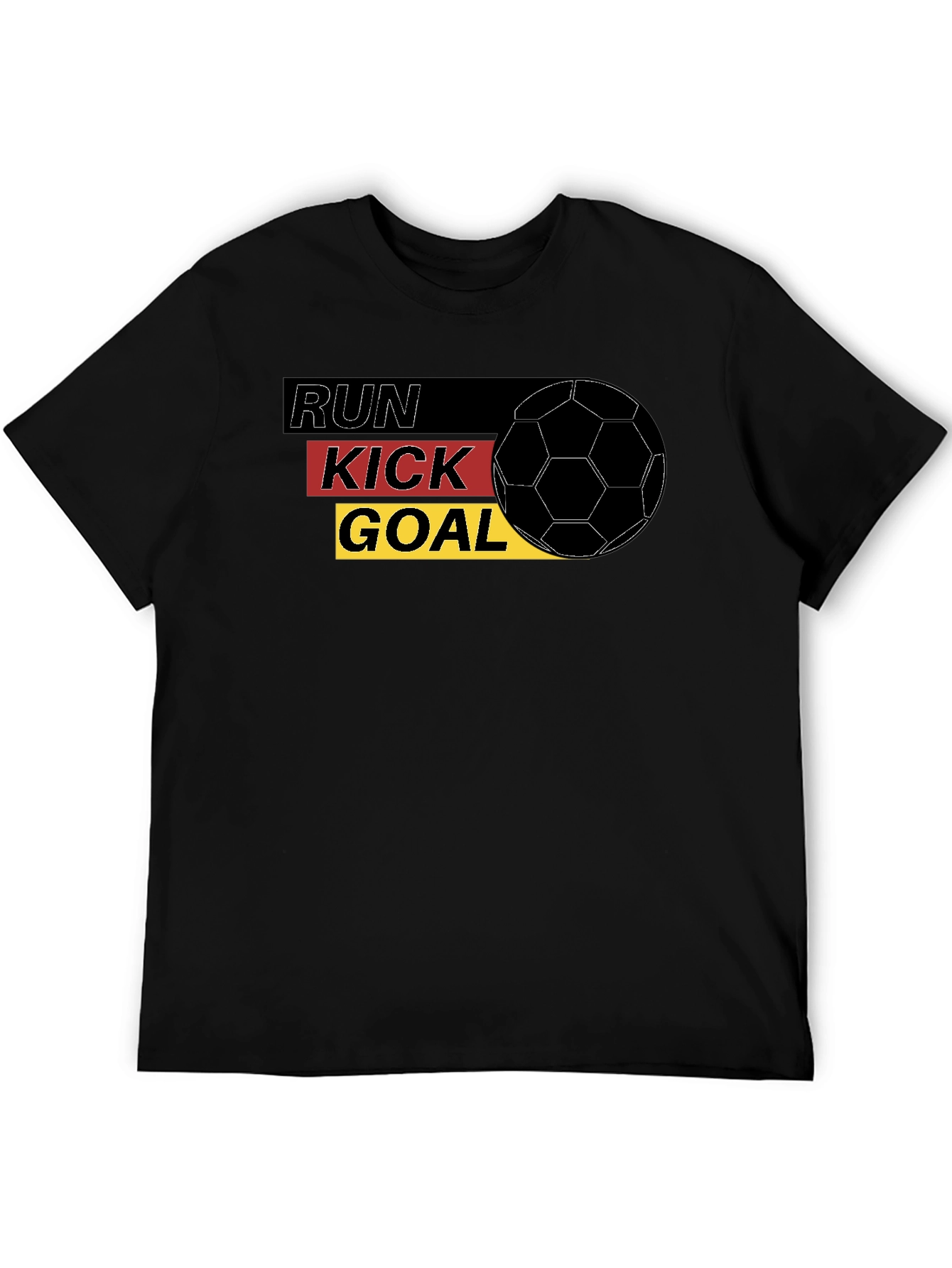 Run Kick Goal Soccer T-Shirt