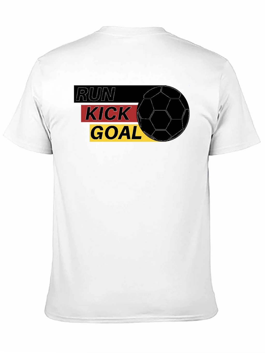 Run Kick Goal Soccer T-Shirt