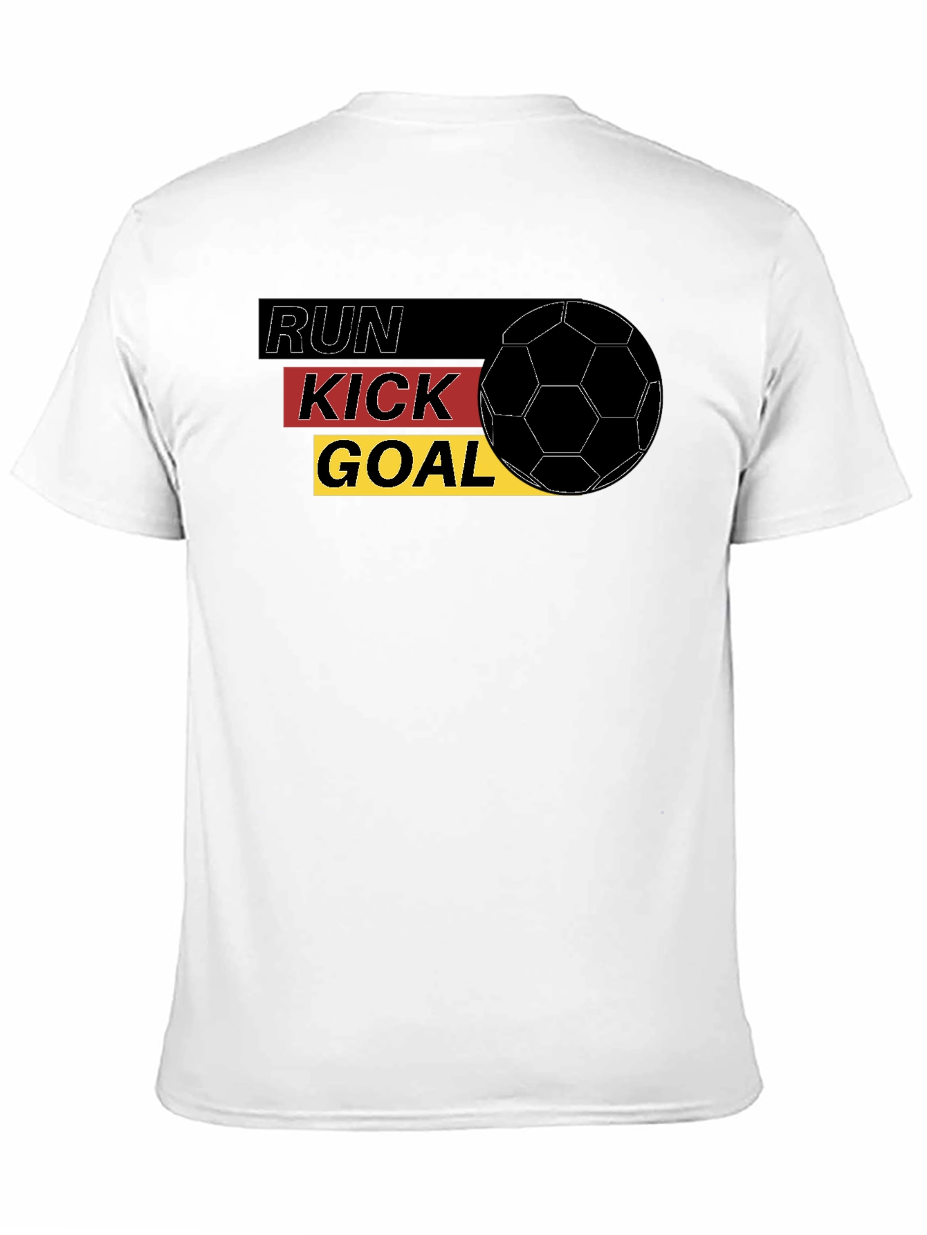 Run Kick Goal Soccer T-Shirt