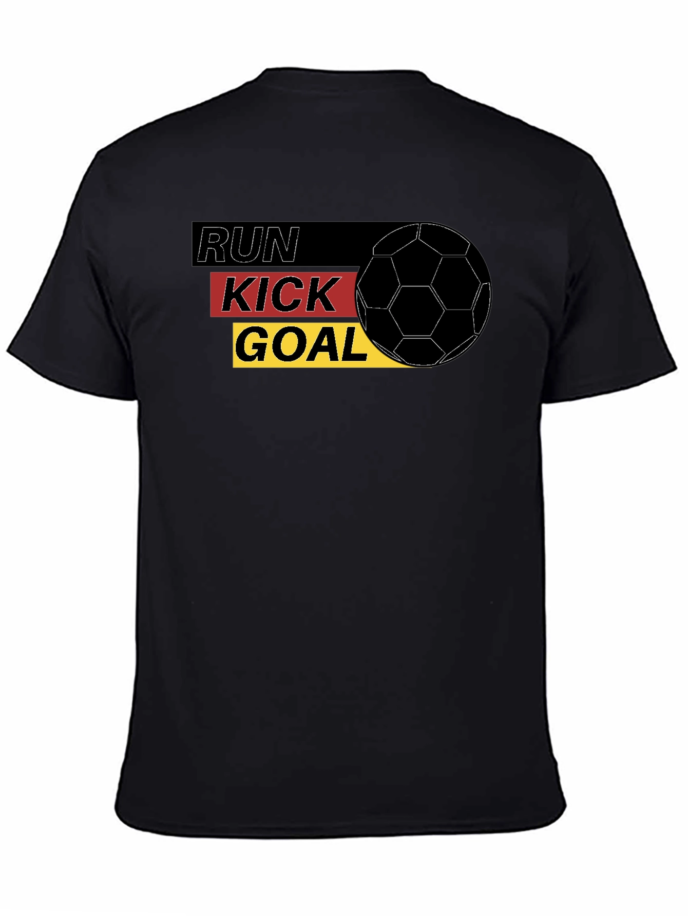 Run Kick Goal Soccer T-Shirt